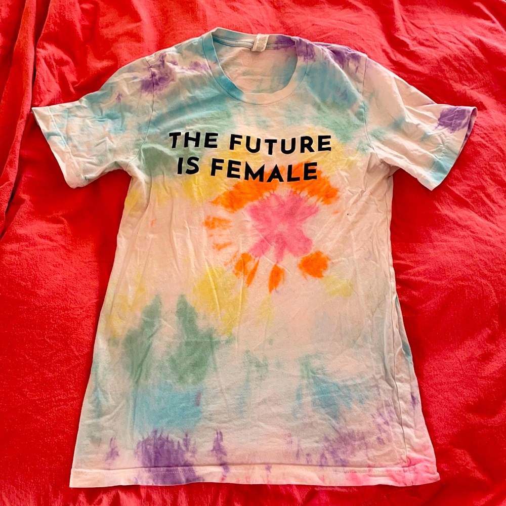 Tie Dye "The Future Is Female" Tee